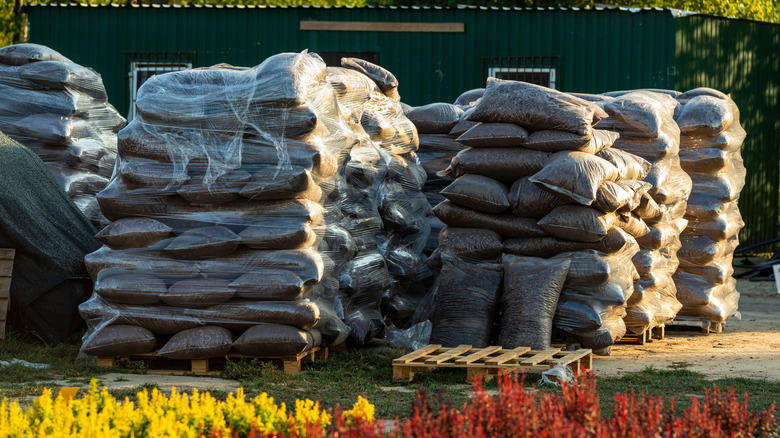 bags of mulch