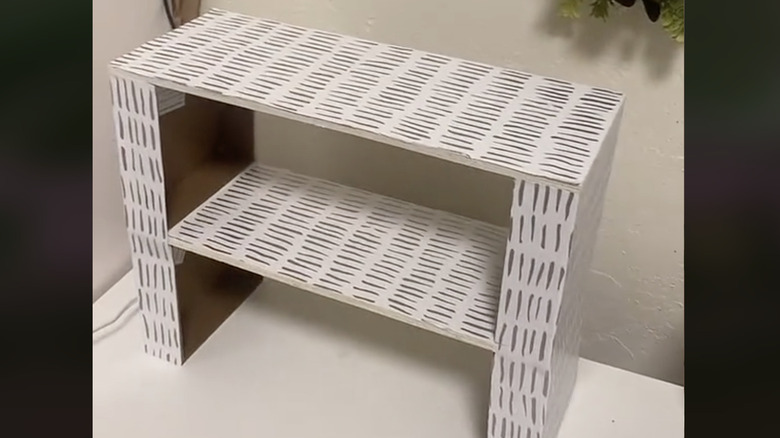 desktop shelving unit