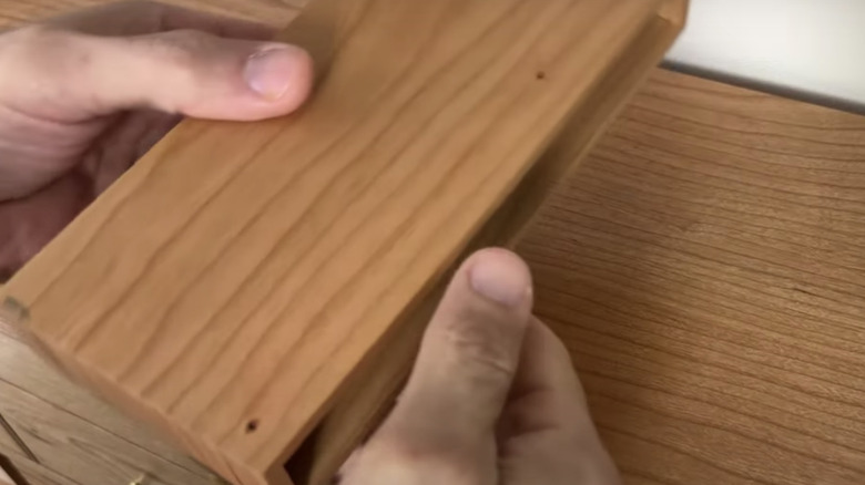 A secret compartment for a drawer