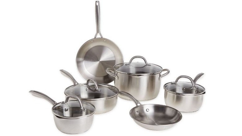 stainless steel cookware set