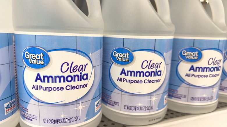 jugs of Great value ammonia