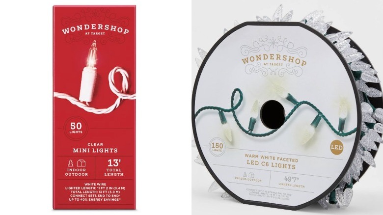 Target lights incandescent vs. LED