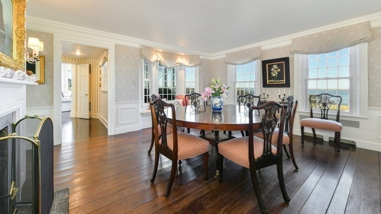 formal antique dining room