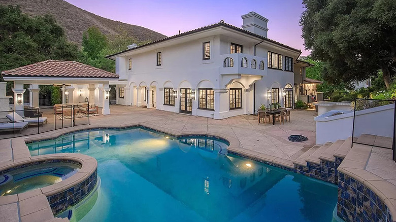 backyard with pool