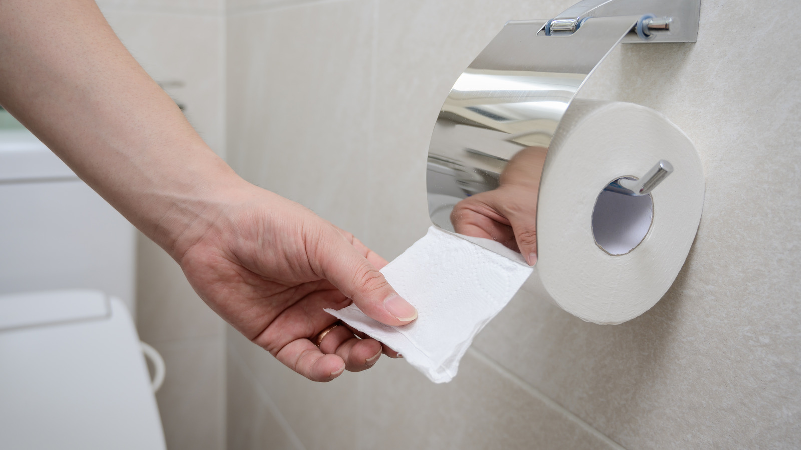 How to fix toilet-paper holder that's come loose from the wall