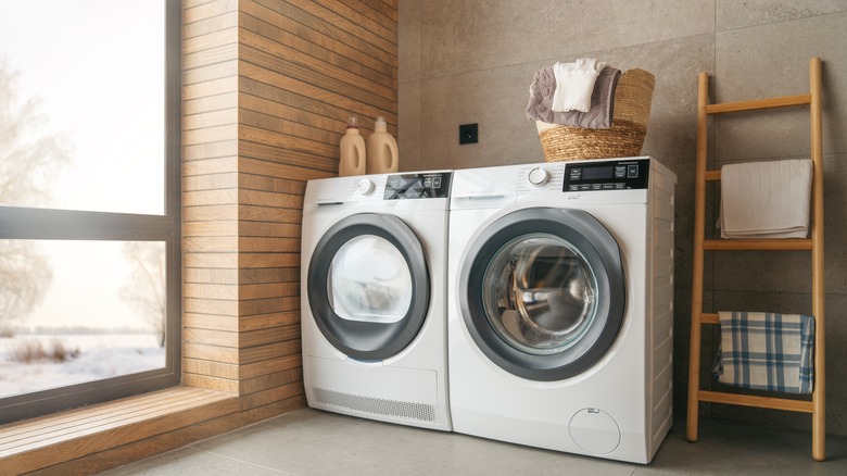 laundry room with wall space