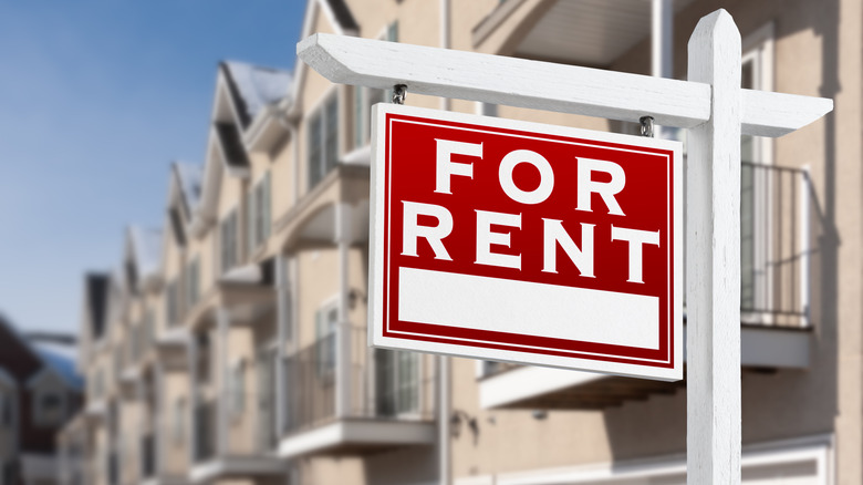 for rent sign