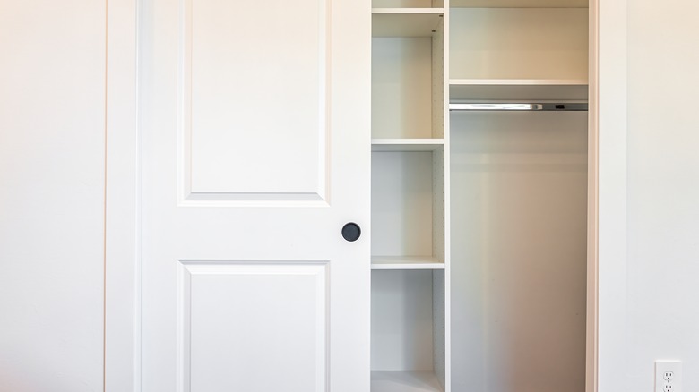 Sliding closet doors