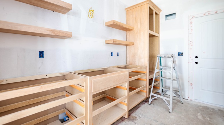 kitchen remodel underway