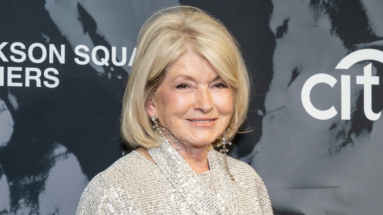 Martha Stewart smiling at event