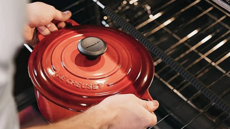 oven rack guard in oven