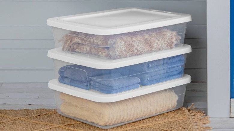 Clear Under Bed Storage Boxes