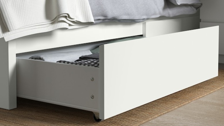 IKEA's MALM white storage drawer