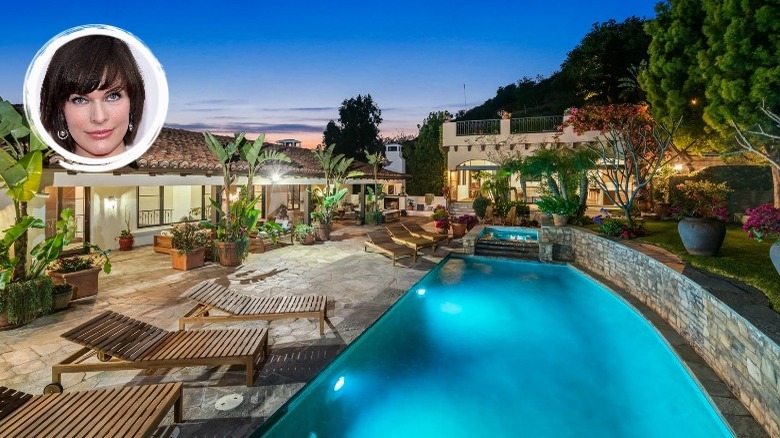 Milla Jovovich's Beverly Hills home