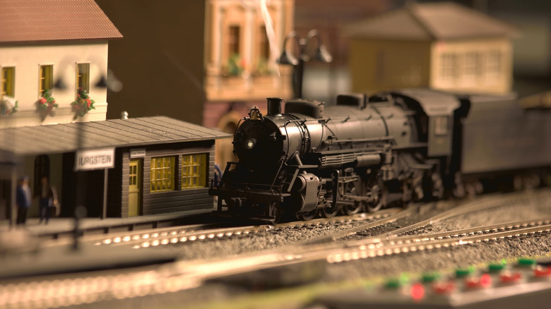 Realistic model railway