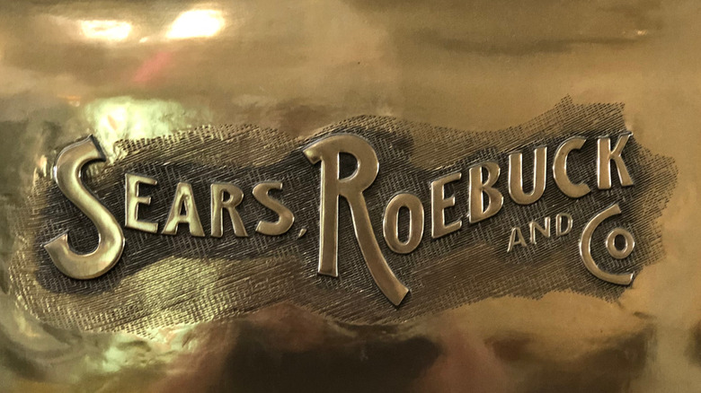 Sears Roebuck nameplate on storefront