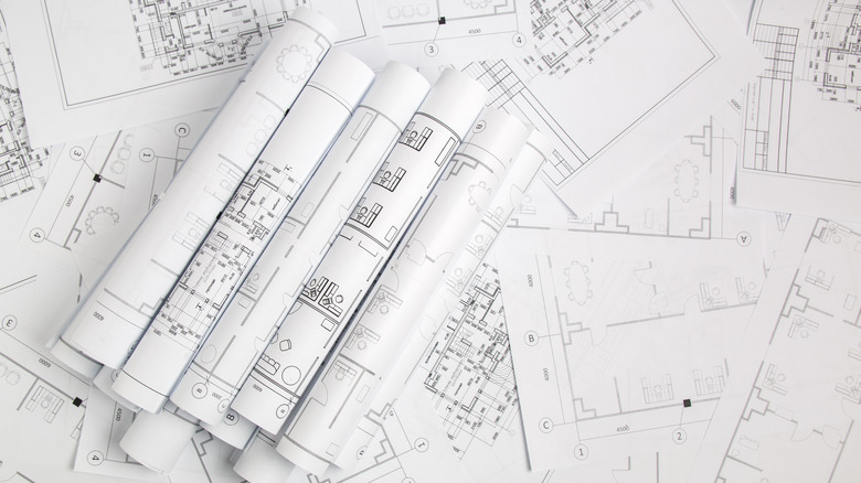 architectural drawings of a house