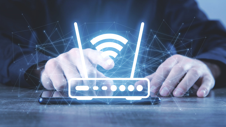 Wi-Fi router and network