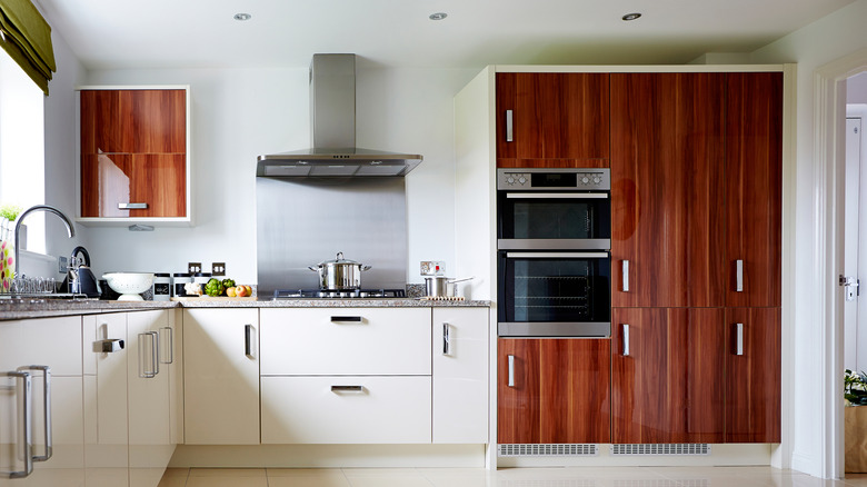 modern oven wall unit