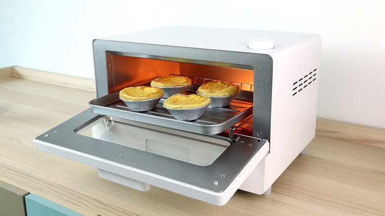 convection oven cooking pot pies