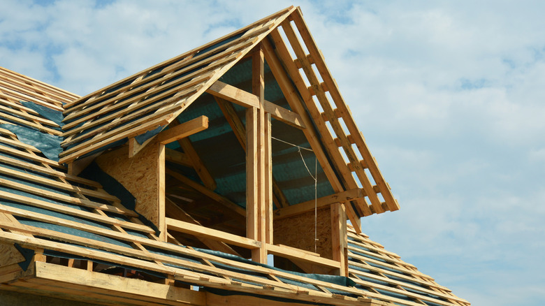 open air attic roof construction