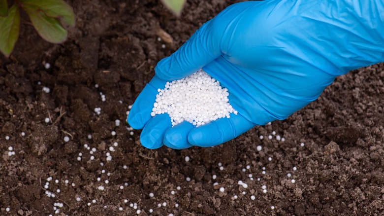 Fertilizing soil