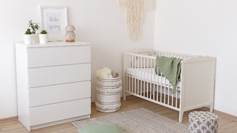 Baby's room with furniture