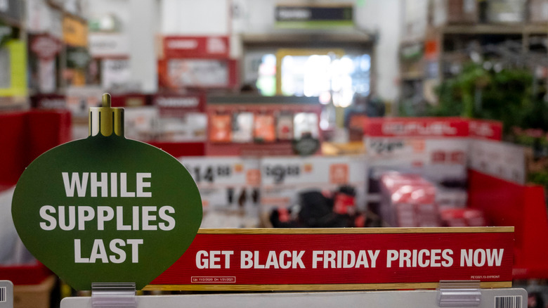 A Home Depot Black Friday sale