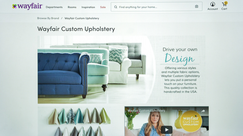 Wayfair website