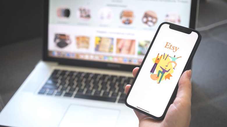 Etsy app and desktop
