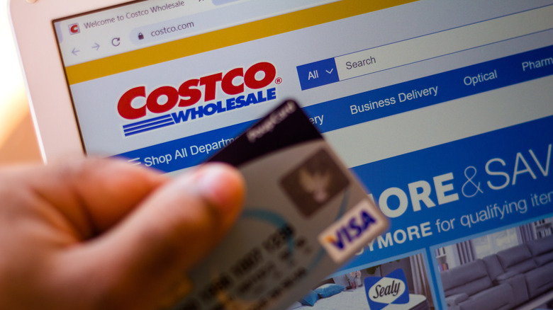 costco website and credit card