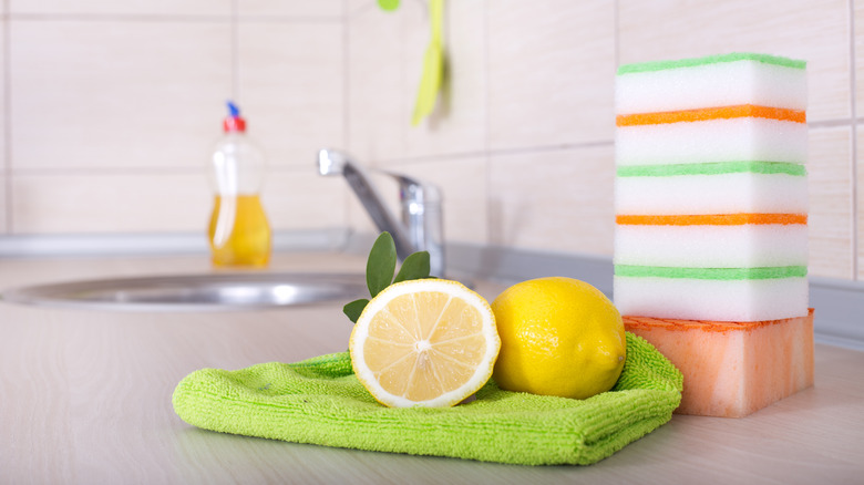 lemon kitchen sink