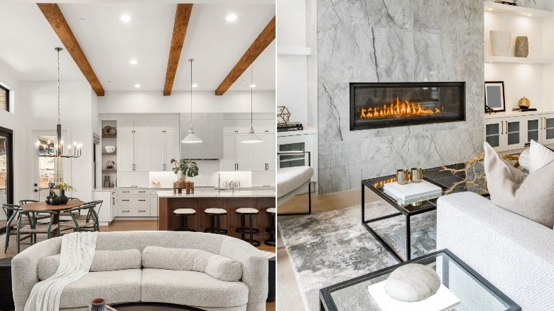 modern farmhouse and contemporary interior