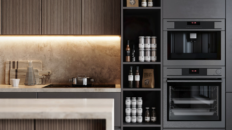 kitchen with modern appliances