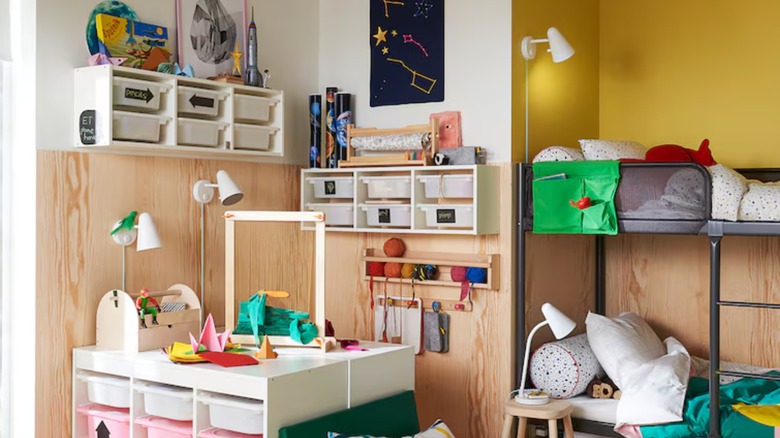 Photo of IKEA TROFAST in a child's bedroom