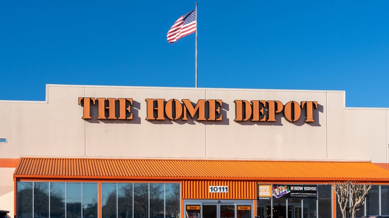 exterior of home depot 