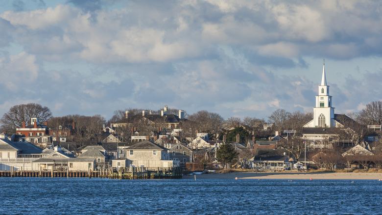 View of Nantucket coastline