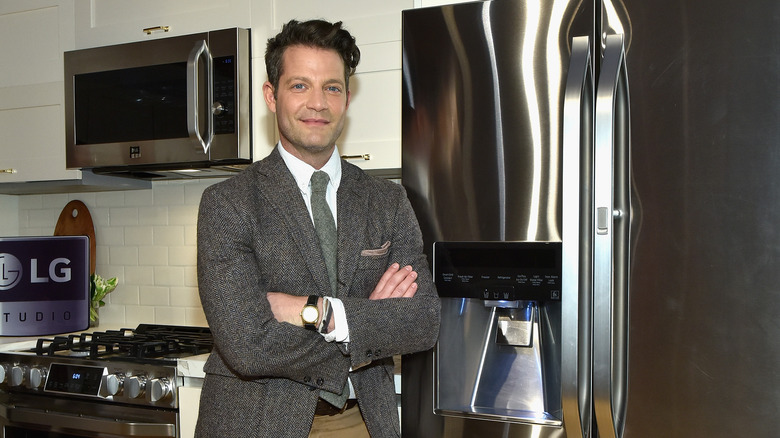 Nate Berkus poses in a kitchen