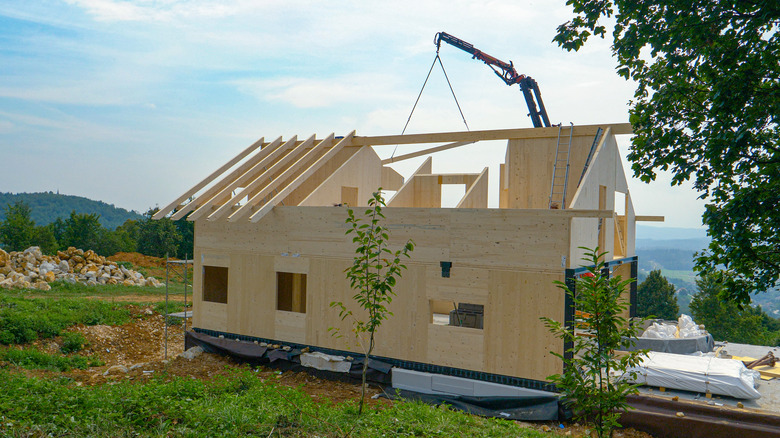 house being built