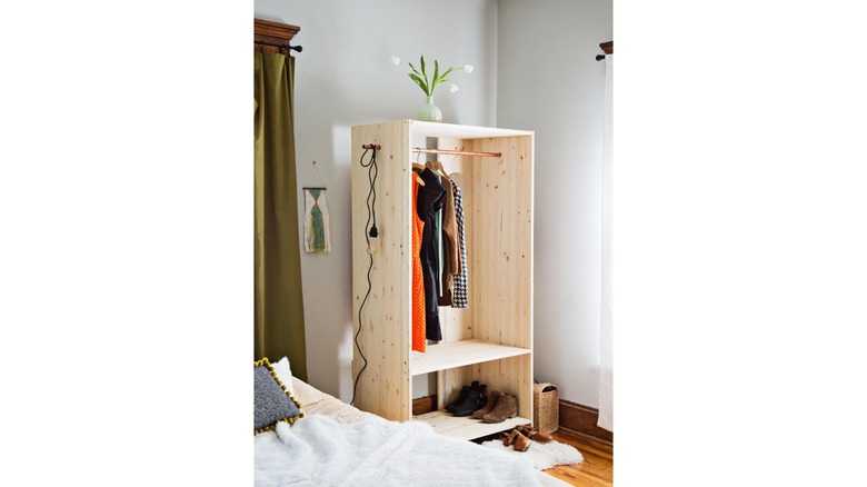 pine wardrobe