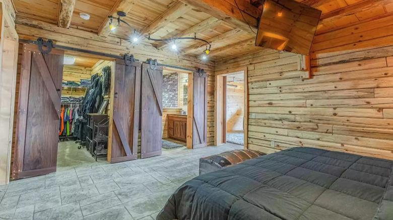 Rustic master suite