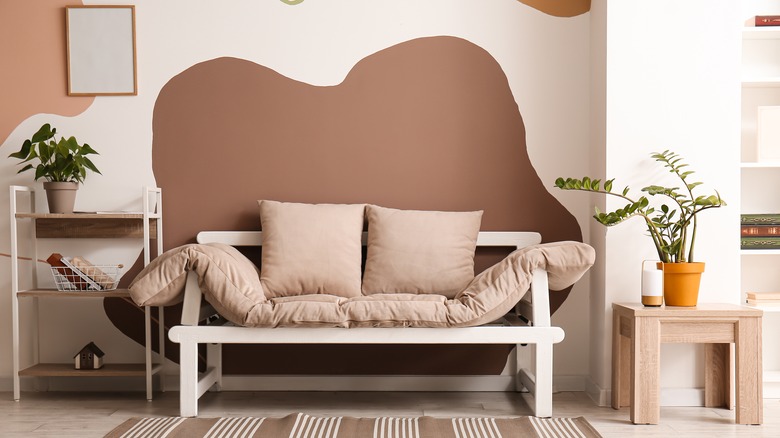 brown monotone room