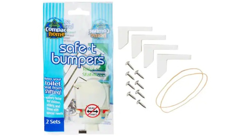 Toilet seat tightening kit