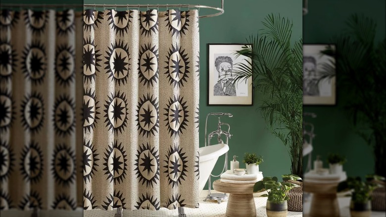 Soleil shower curtain