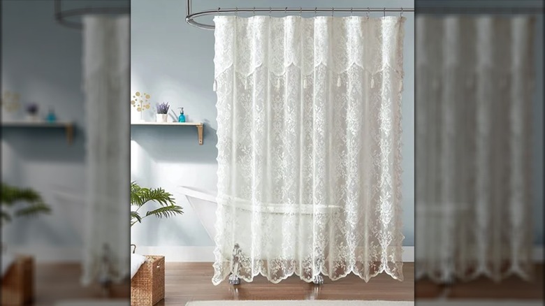 Cherrilyn floral shower curtain