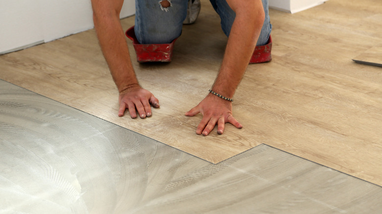 Installing luxury vinyl flooring