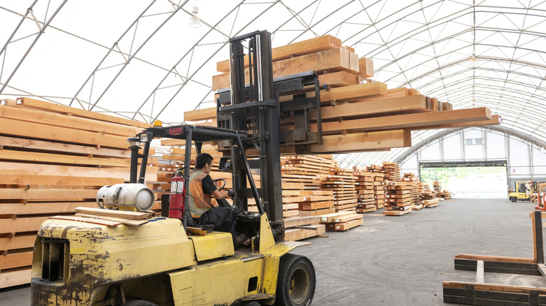 Local lumber yard