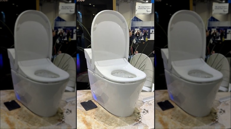 Kohler innate smart toilet open