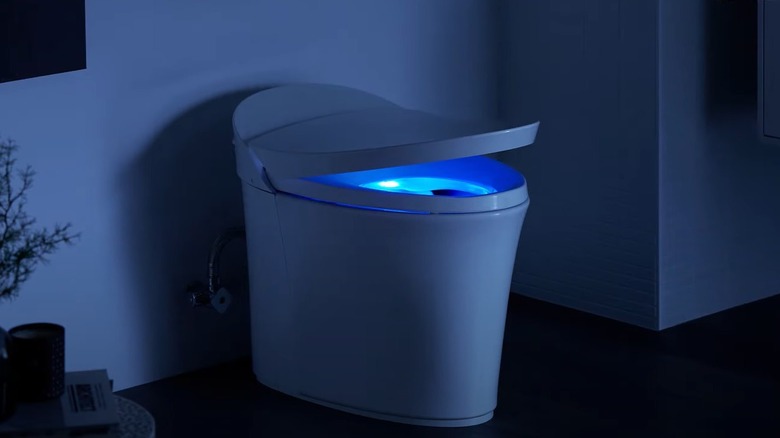 night light on Kohler innate smart toilet