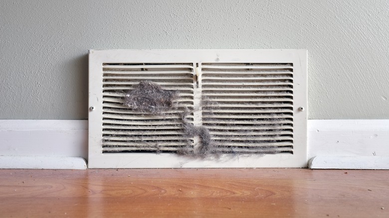 Dirty air vent in home